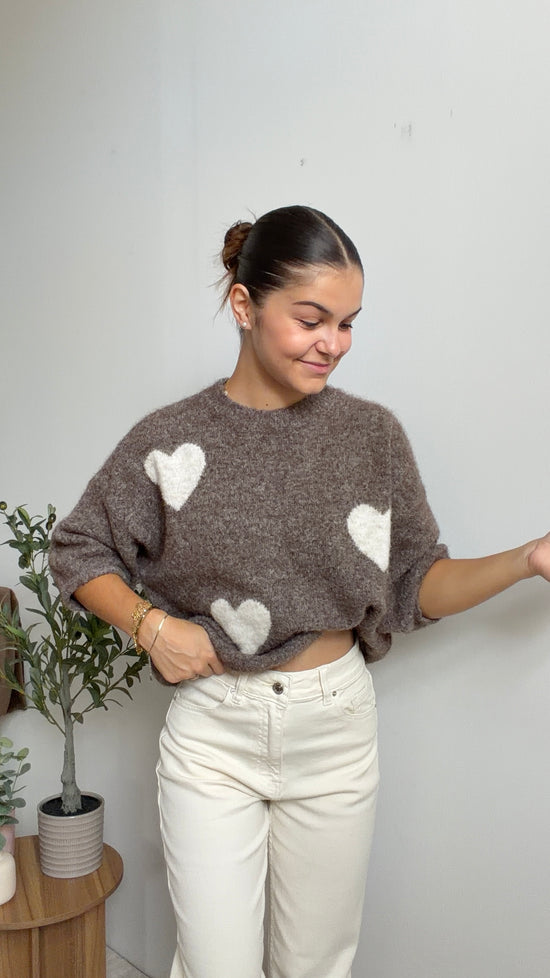 Pull Kiara - chocolat Paula