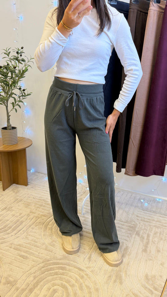 Pantalons Cosy - Gris Paula