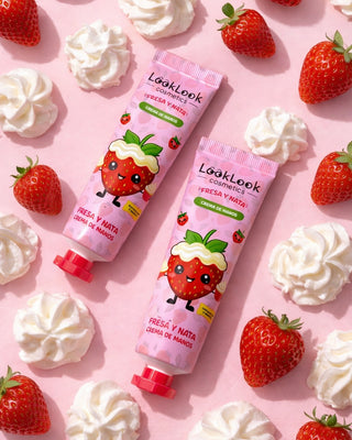 Crème mains - Fraise chantilly