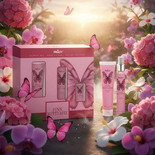 Coffret Corps & Bain - Pink Butterfly