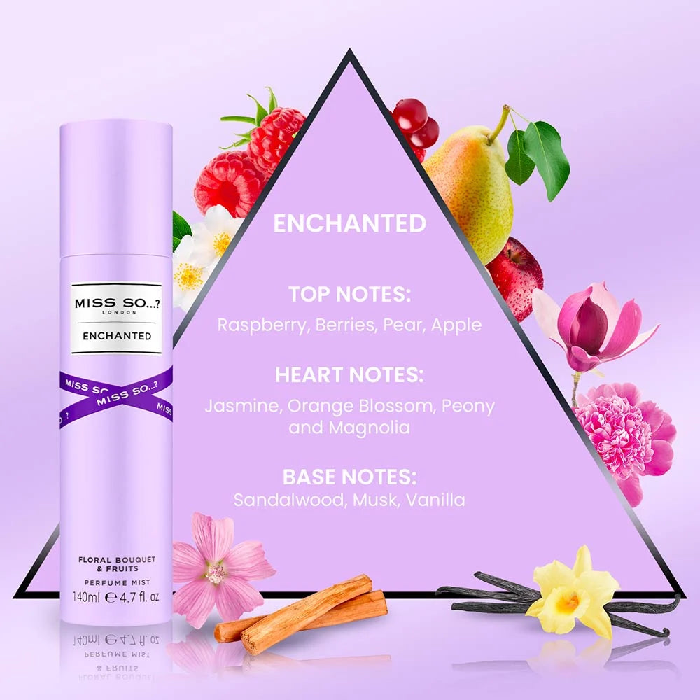 Brume Miss So Enchanted - Agrumes, Pivoine, Vanille Boisée