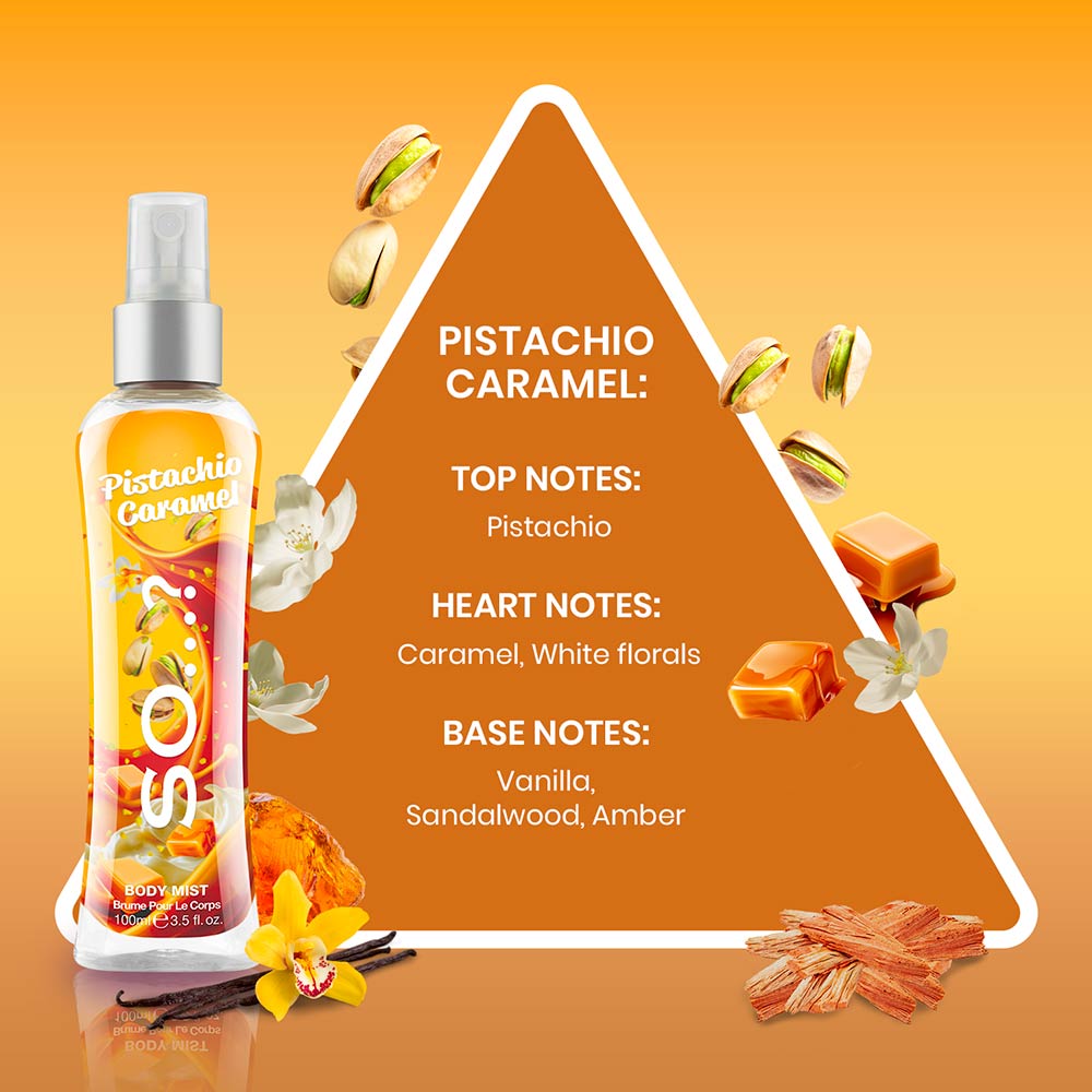 Brume Parfumée Caramel Pistache Paula Cosmetics