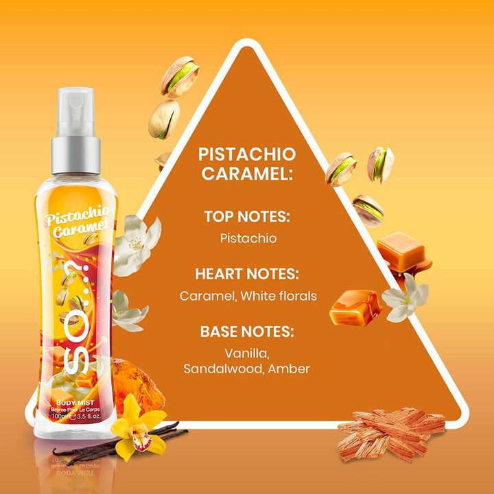 Brume Parfumée Caramel Pistache Paula Cosmetics