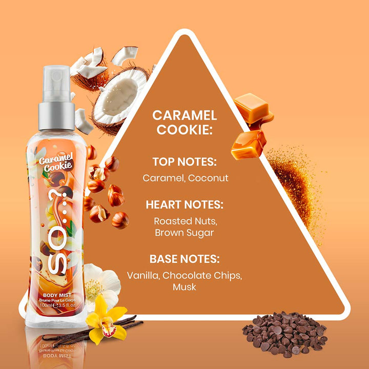 Brume Parfumée Caramel Cookies Paula Cosmetics